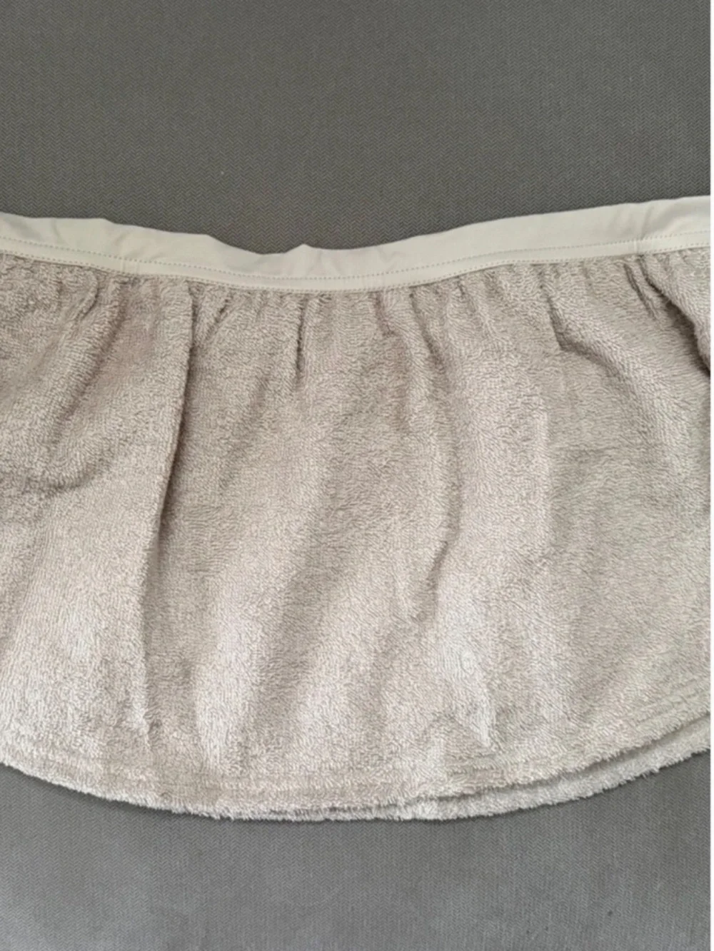 SKIMS Terry Cover-Up Mini Skirt